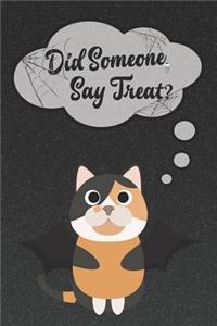 Calico Cat Lined Notebook