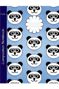 Panda Composition Notebook