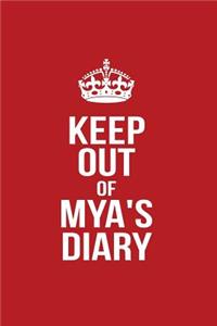 Keep Out of Mya's Diary