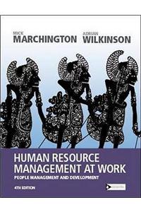 Human Resource Management at Work