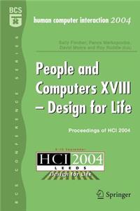 People and Computers XVIII - Design for Life