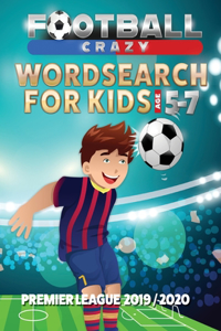 Football Crazy Wordsearch For Kids Age 5-7