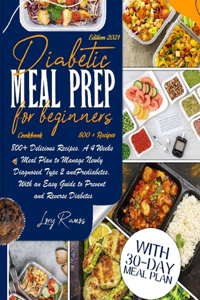 Diabetic Meal Prep Cookbook For Beginners