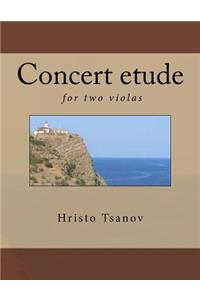 Concert etude for two violas