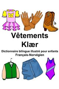 Français-Norvégien Vêtements/Klær Dictionnaire bilingue illustré pour enfants