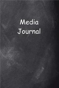 Media Journal Chalkboard Design