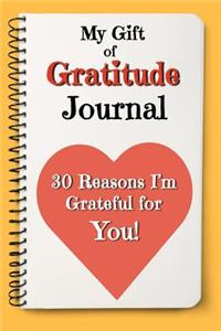 My Gift of Gratitude Journal