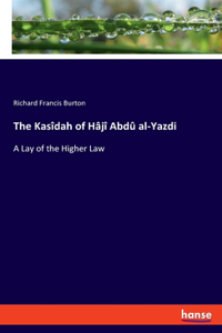 Kasîdah of Hâjî Abdû al-Yazdi