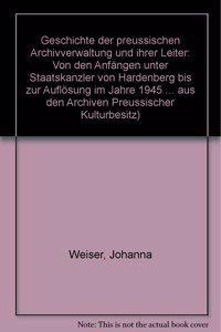 VerÃ¶ffentlichungen aus den Archiven PreuÃŸischer Kulturbesitz. Beihefte