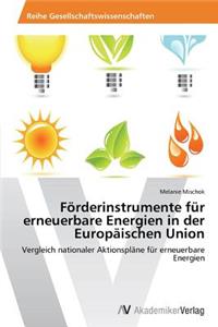 Förderinstrumente für erneuerbare Energien in der Europäischen Union