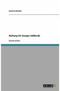 Haftung für Google AdWords