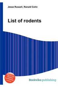 List of Rodents