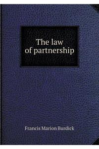 The law of partnership