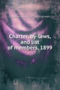 Charter, by-laws, and list of members, 1899