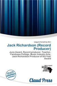 Jack Richardson (Record Producer)