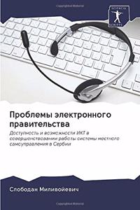 Проблемы электронного правительства