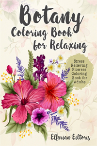 Botany Coloring Book for Relaxing