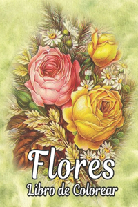 Libro Colorear Flores