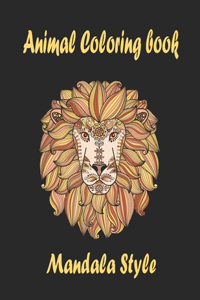 Animal Coloring Book Mandala Style