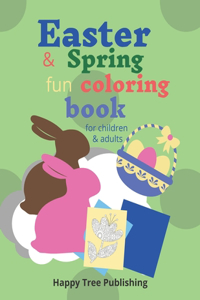 Easter & Spring fun coloring book