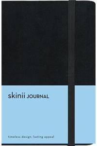 Skinii Journal, Compact, Imitation Leather, Black