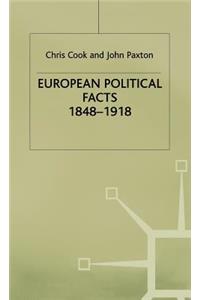 European Political Facts, 1848-1918