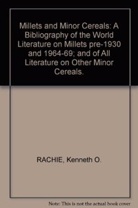 The Millets and Minor Cereals