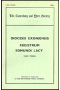 Register of Edmund Lacy, Bishop of Exeter, 1420-1455, I