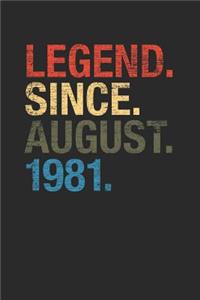 Legend Since August 1981