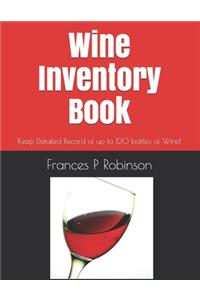Wine Inventory Book