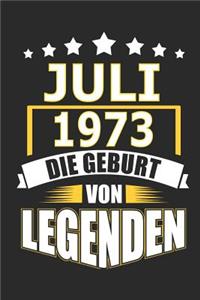 Juli 1973 Die Geburt von Legenden