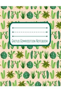 Cactus Composition Notebook