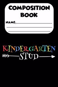 Composition Book Kindergarten Stud
