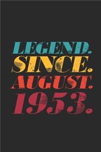 Legend Since August 1953