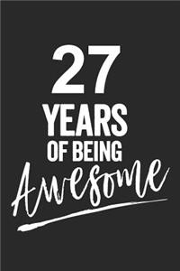 27 Years of Being Awesome