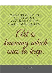 Creativity Is Allowing Yourself to Make Mistakes