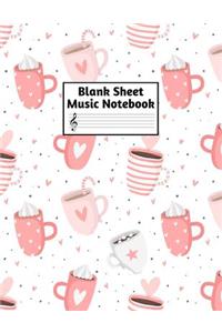 Blank Sheet Music Notebook