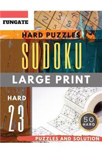 Sudoku Hard Puzzles Large Print