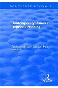 Contemporary Issues in Regional Planning