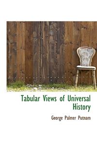 Tabular Views of Universal History