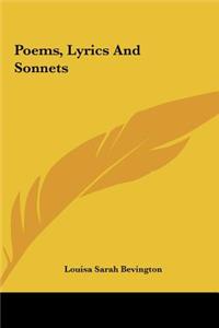 Poems, Lyrics and Sonnets