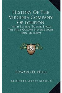 History Of The Virginia Company Of London