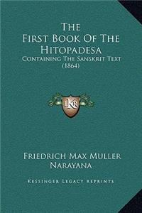 The First Book of the Hitopadesa