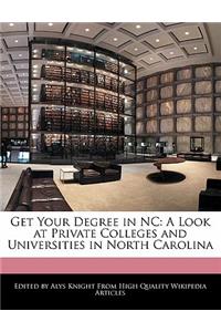 Get Your Degree in NC