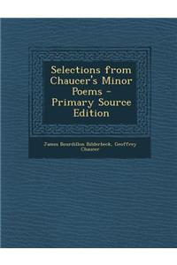 Selections from Chaucer's Minor Poems