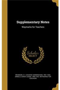 Supplementary Notes