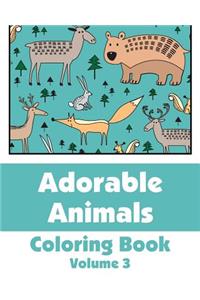 Adorable Animals Coloring Book