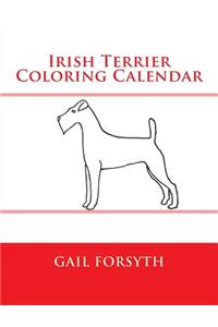 Irish Terrier Coloring Calendar