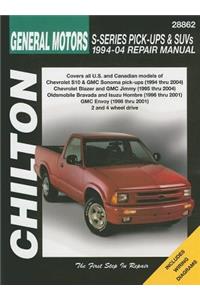 General Motors S-Series Pick-Ups and SUVs 1994-04 Repair Manual