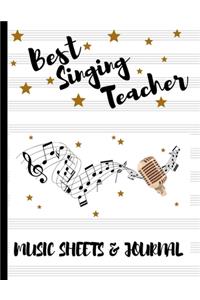 Best Singing Teacher Music Sheets & Journal